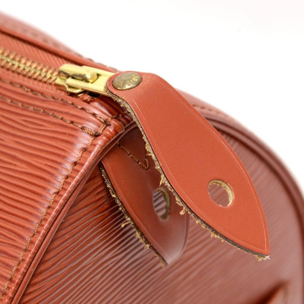 Vintage Louis Vuitton Speedy 35 Brown Kenyan Fawn Epi Leather City Hand Bag  1