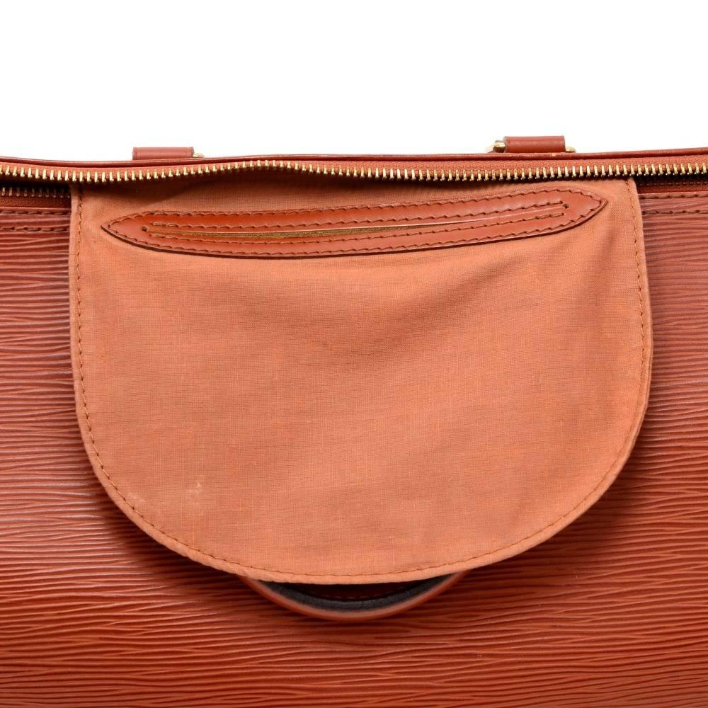 Vintage Louis Vuitton Speedy 35 Brown Kenyan Fawn Epi Leather City Hand Bag  4