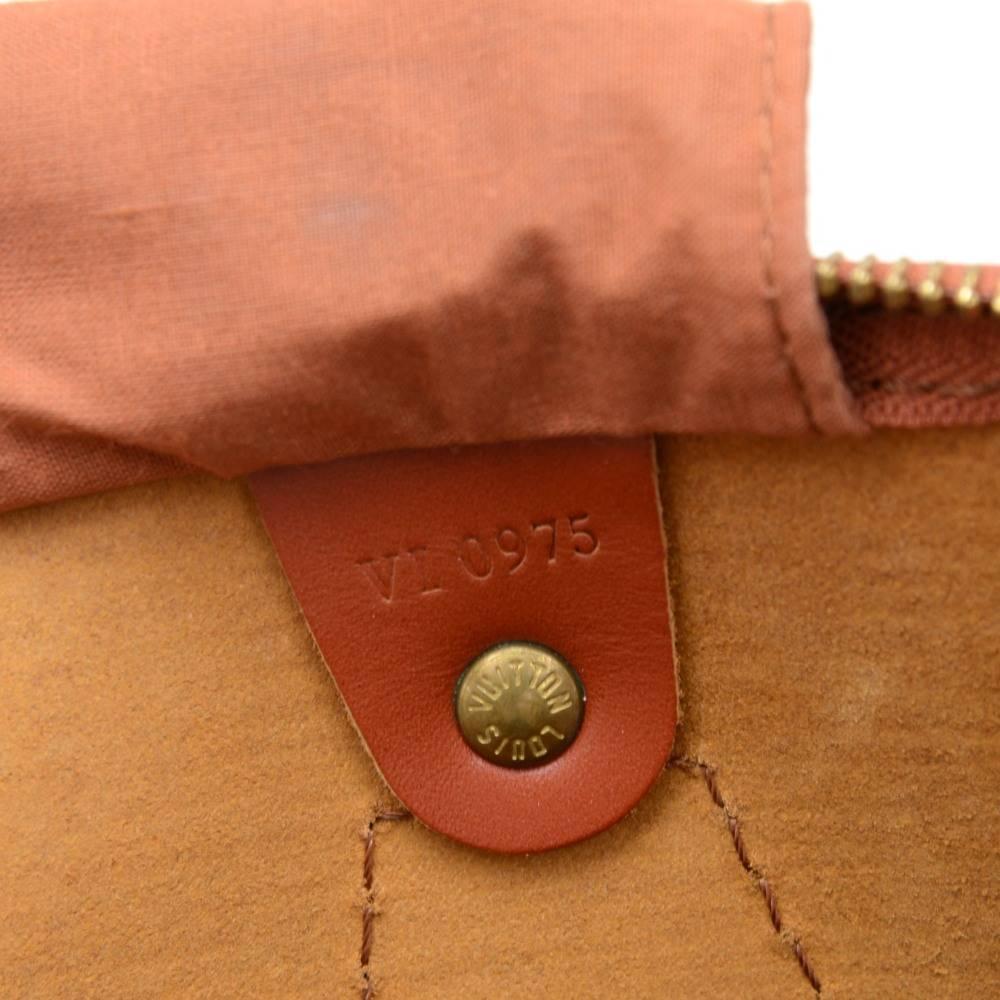 Vintage Louis Vuitton Speedy 35 Brown Kenyan Fawn Epi Leather City Hand Bag  5