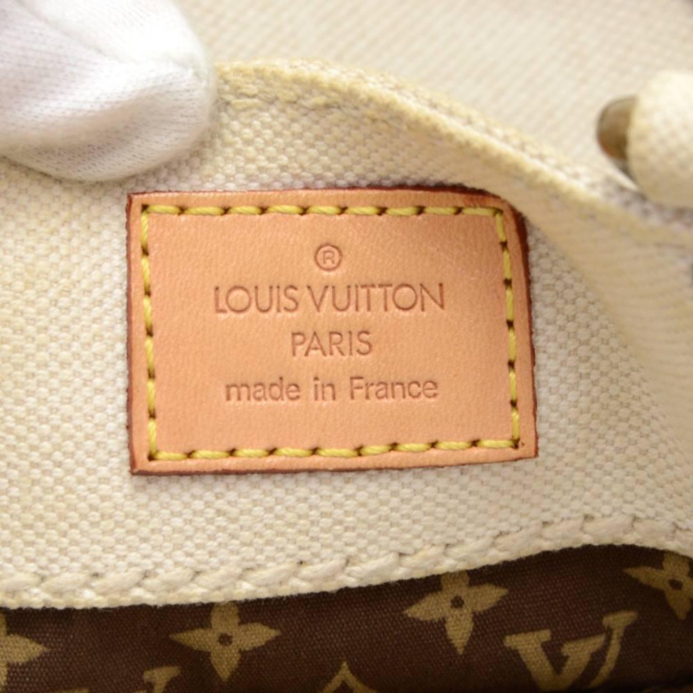 Louis Vuitton Globe Shopper PM White Toilet Canvas T&B Hand Bag 4