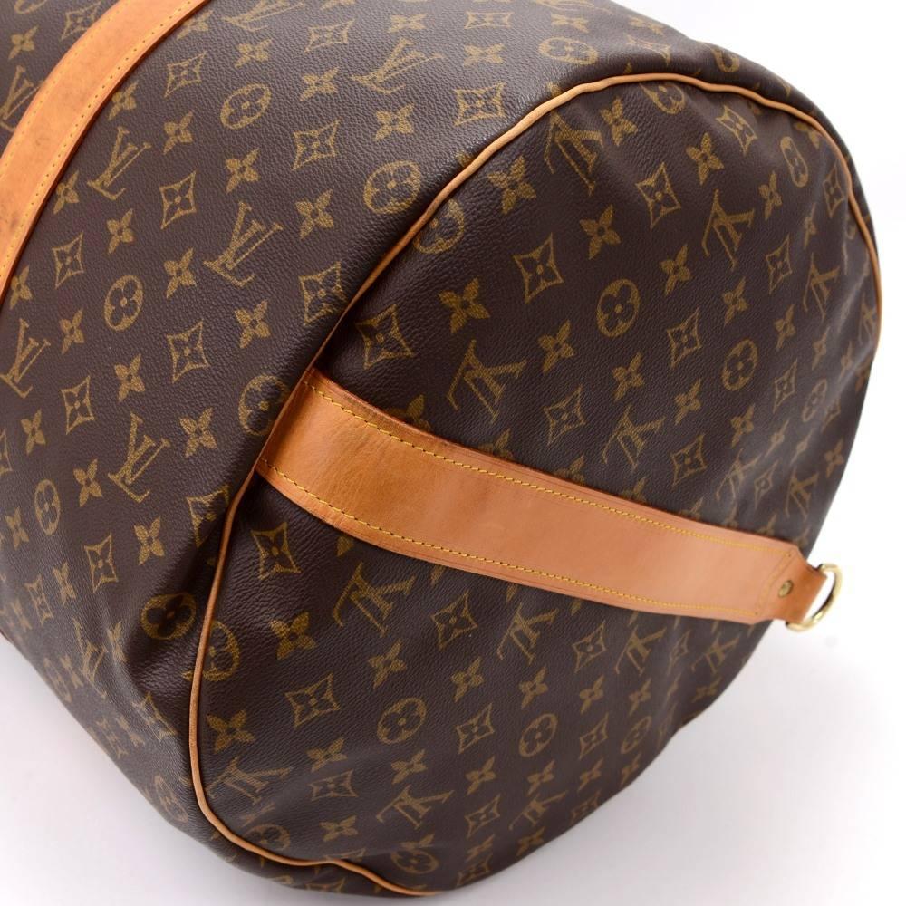 Vintage Louis Vuitton Sac Polochon 60 Monogram Canvas Large Duffel Bag 3