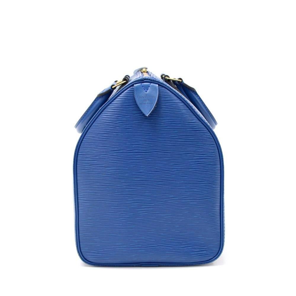 Women's Vintage Louis Vuitton Speedy 35 Epi Leather City Hand Bag 