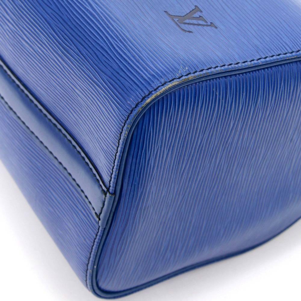 Vintage Louis Vuitton Speedy 25 Blue Epi Leather City Hand Bag 3
