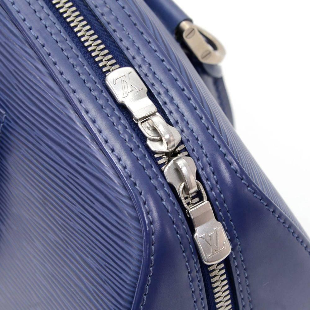 Louis Vuitton Jasmin Blue Epi Leather Hand Bag 2