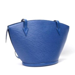 Vintage Louis Vuitton Saint Jacques GM Blue Epi Leather Shoulder Bag