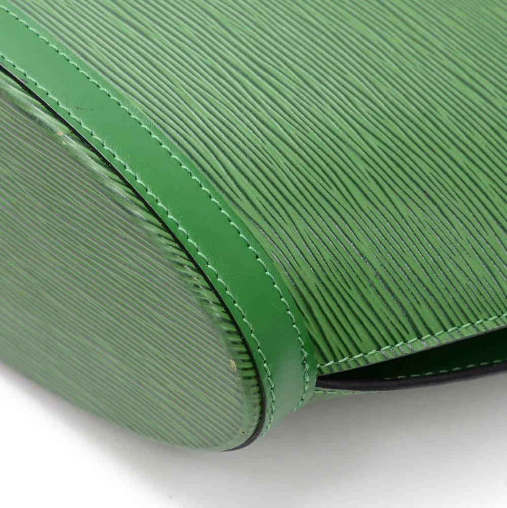 Vintage Louis Vuitton Saint Jacques PM Green Epi Leather Shoulder Bag 1