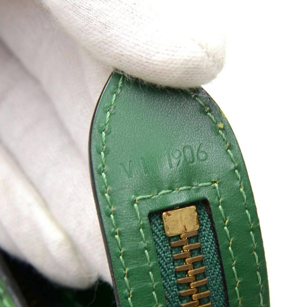 Vintage Louis Vuitton Saint Jacques PM Green Epi Leather Shoulder Bag 2