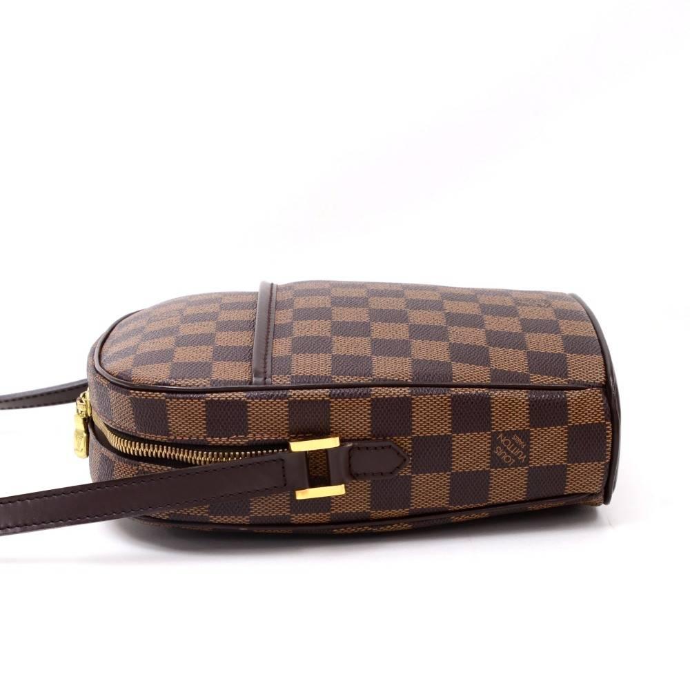 Louis Vuitton Ipanema PM Ebene Damier Canvas Shoulder Bag In Excellent Condition In Fukuoka, Kyushu