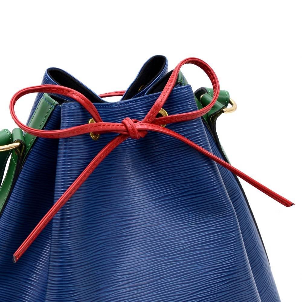 Vintage Louis Vuitton Noe Tricolor Epi Leather Large Shoulder Bag 2