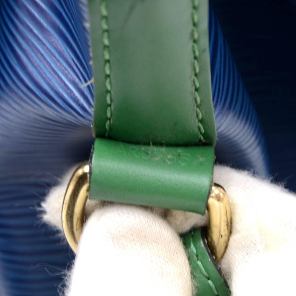 Vintage Louis Vuitton Noe Tricolor Epi Leather Large Shoulder Bag 4