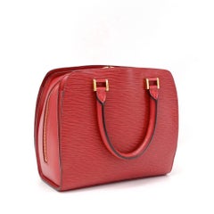 Louis Vuitton Pont Neuf Red Epi Leather Hand Bag