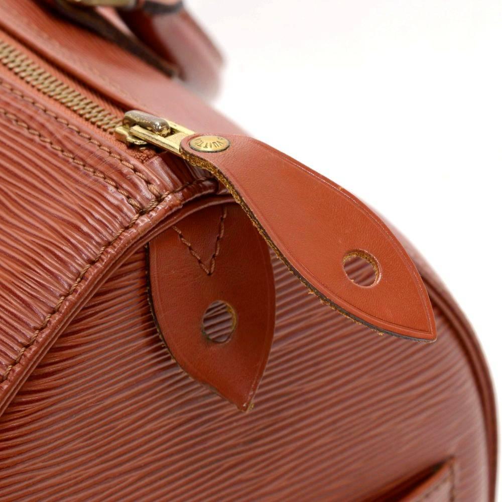 Women's Vintage Louis Vuitton Speedy 30 Kenyan Fawn Epi Leather City Hand Bag