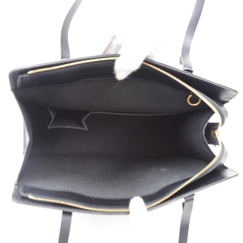Louis Vuitton Croisette PM Black Epi Leather Shoulder Bag 6