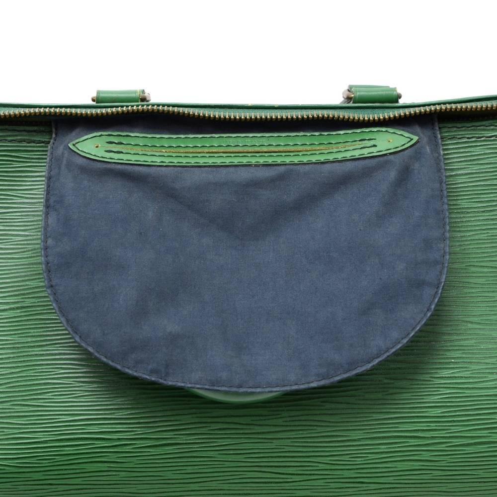 Vintage Louis Vuitton Speedy 40 Green Epi Leather City Hand Bag 1