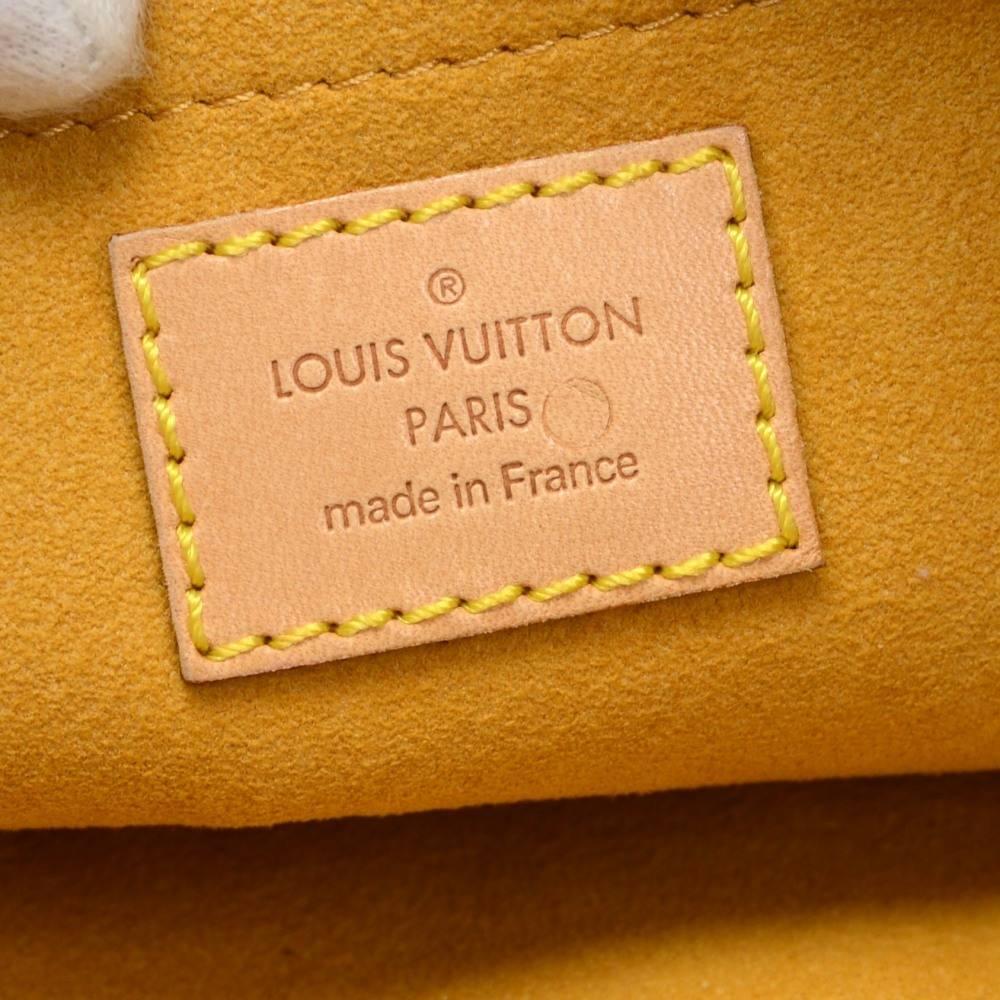 Louis Vuitton Flat Shopper Blue Monogram Denim Tote Hand Bag - 2006 Limited  1