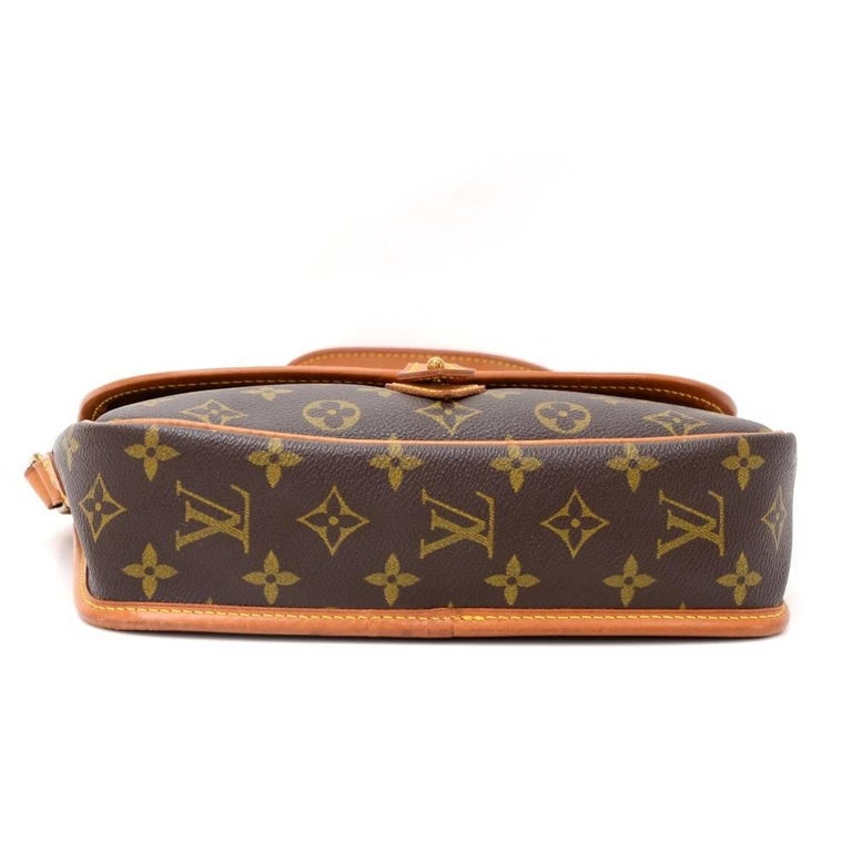 Gibeciere cloth crossbody bag Louis Vuitton Brown in Cloth - 11197555