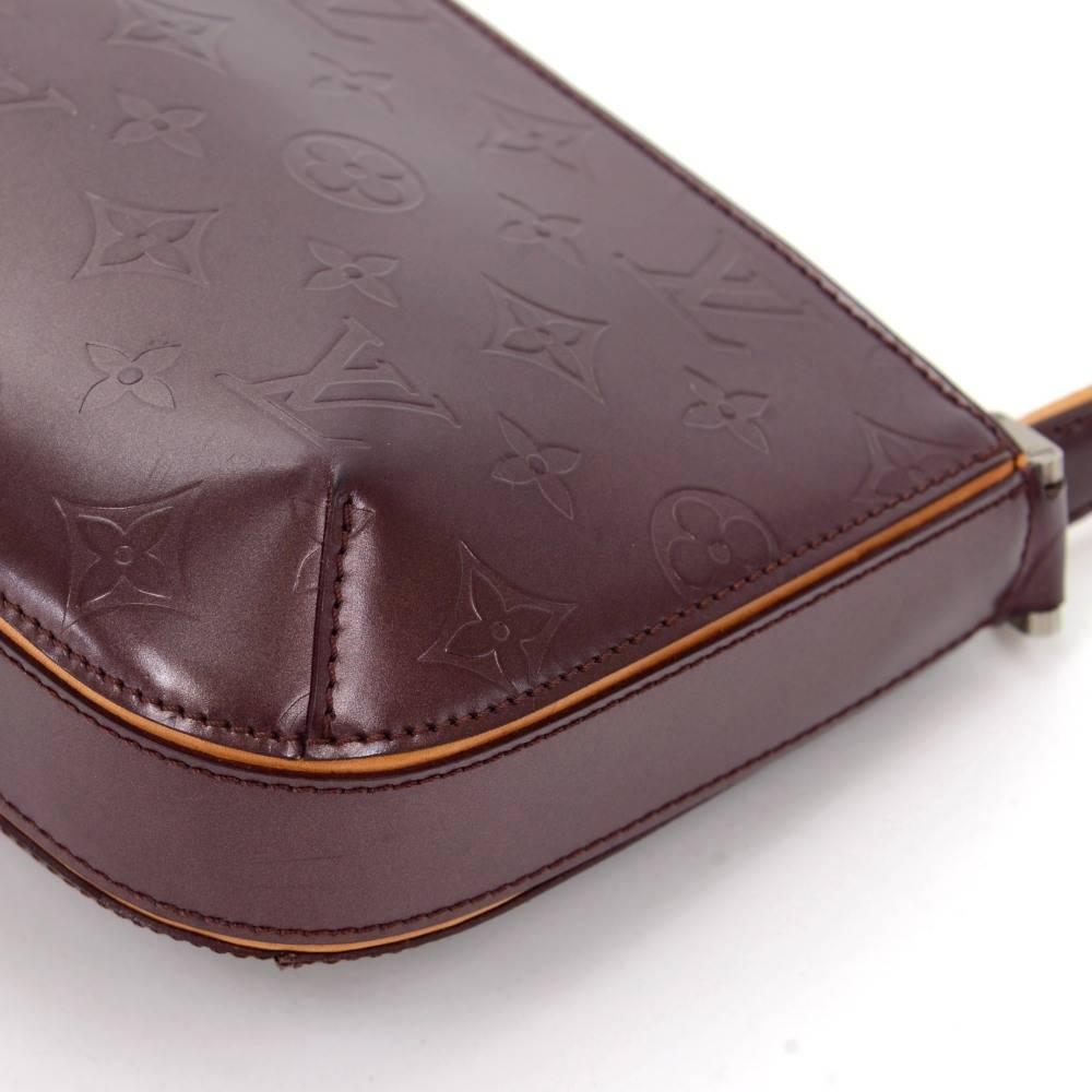 Louis Vuitton Fowler Noir Purple Monogram Matt Leather Hand Bag 3