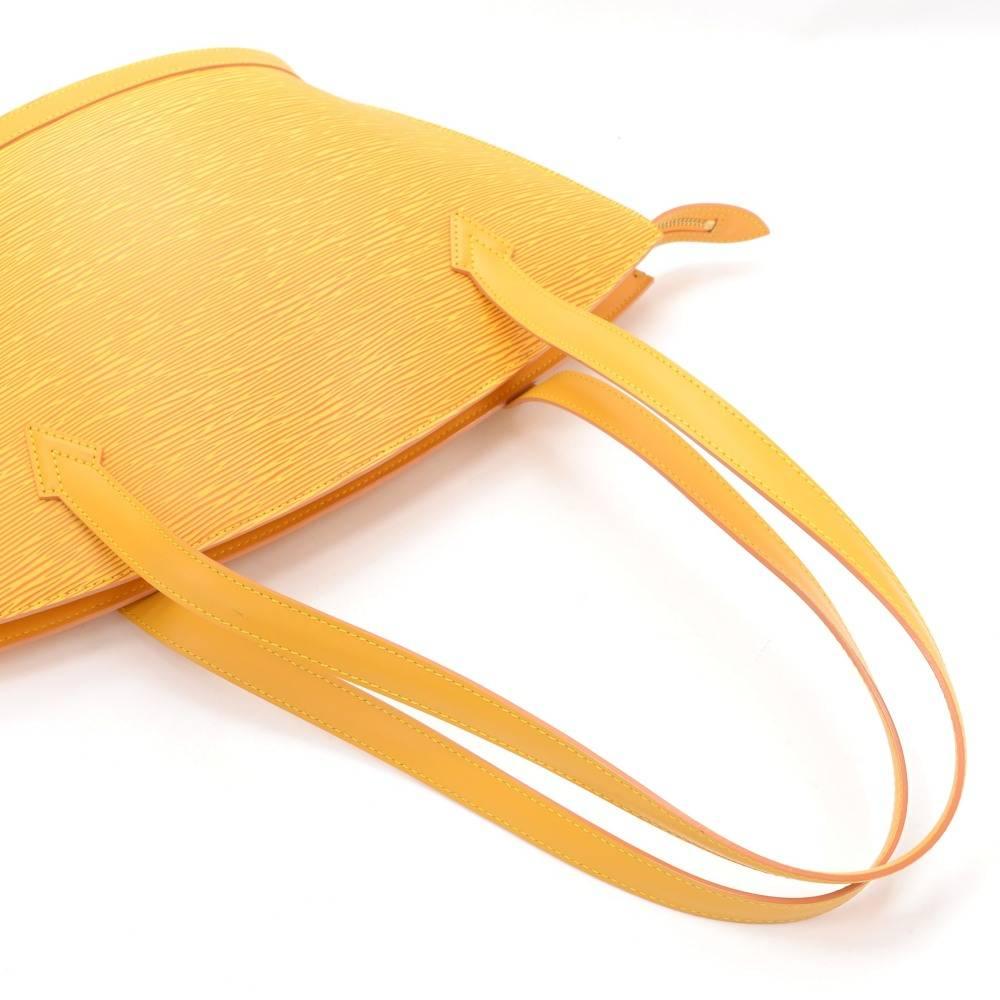 Women's Louis Vuitton Saint Jacques PM Yellow Epi Leather Shoulder Bag