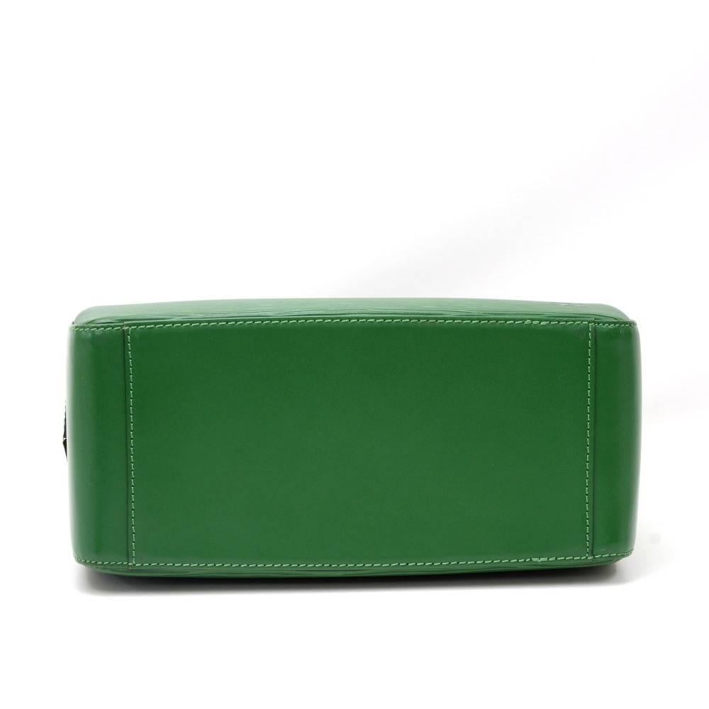 Louis Vuitton Sablon Green Epi Leather Hand Bag  1
