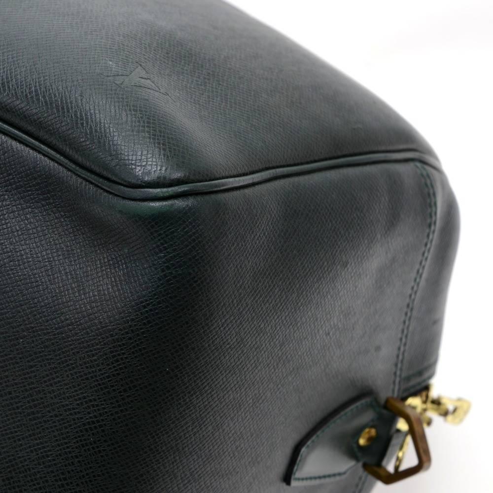 Louis Vuitton Kendall PM Dark Green Taiga Leather Travel Bag + Strap  2
