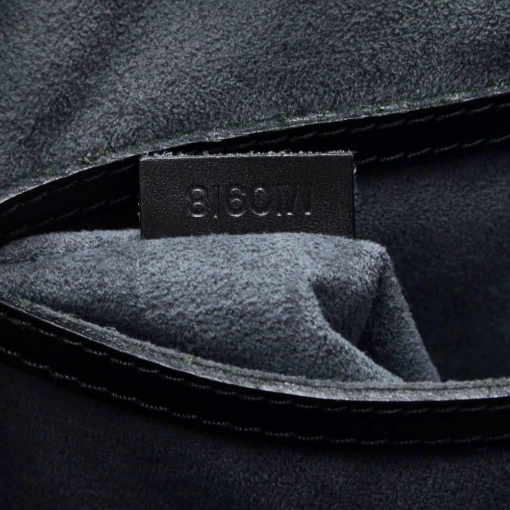 Louis Vuitton Alma Black Epi Leather Hand Bag 5