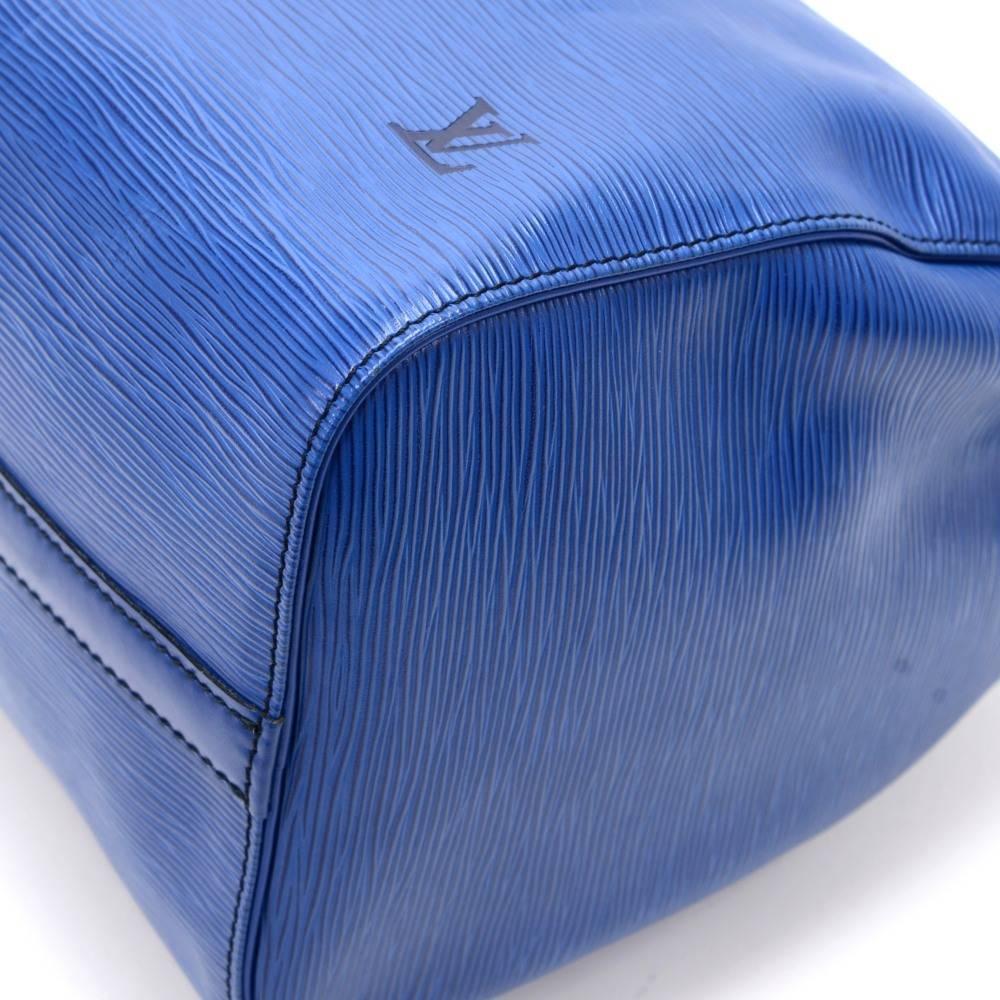 Vintage Louis Vuitton Speedy 35 Blue Epi Leather City Hand Bag 2