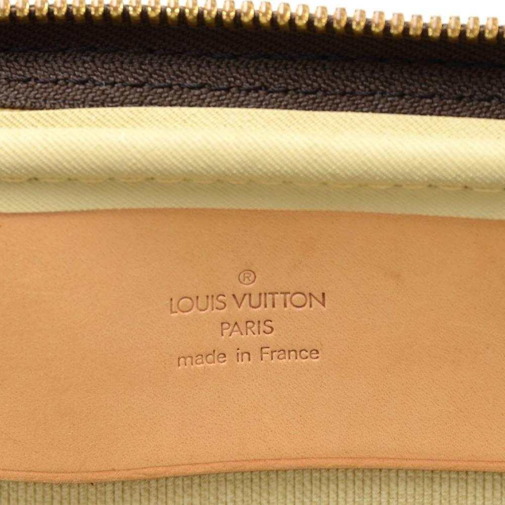 Louis Vuitton Alize 2 Poches Monogram Canvas Travel Bag + Strap  2
