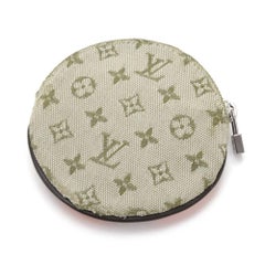 Louis Vuitton Conte De Fees Porte Monnaie Round Green Mini Monogram Coin Case
