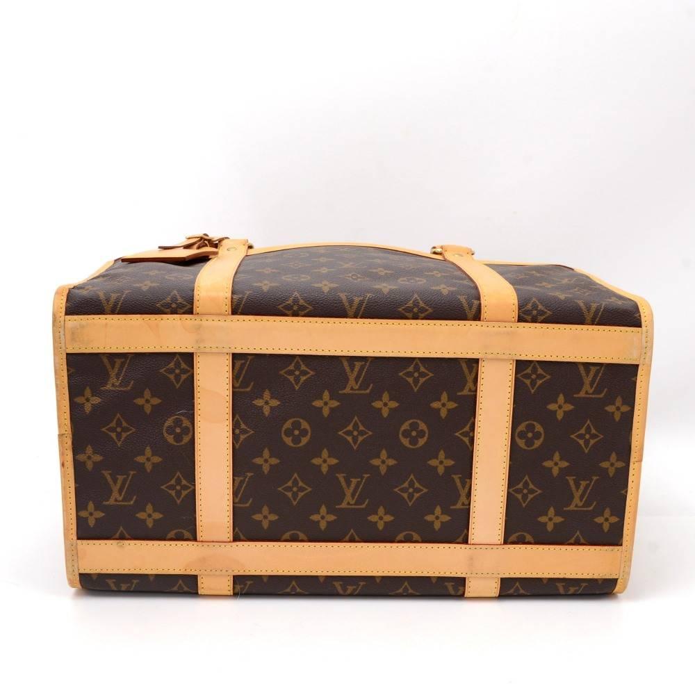 Louis Vuitton Sac Chaussures 40 Monogram Canvas Pet Carry Bag In Fair Condition In Fukuoka, Kyushu