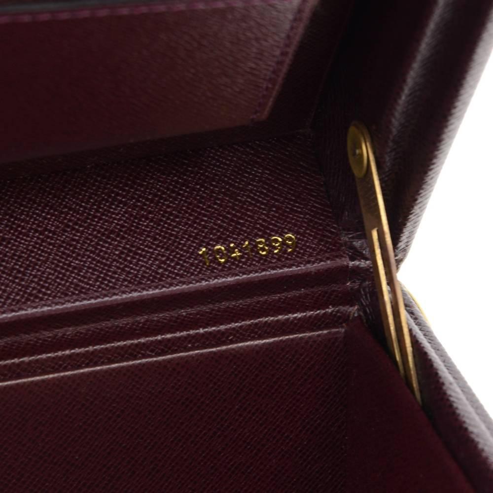 Louis Vuitton President Burgundy Taiga Leather Trunk Briefcase 3
