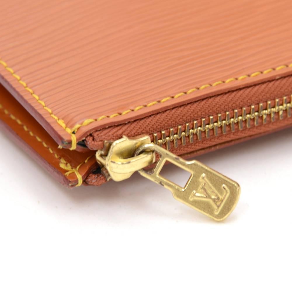 Vintage Louis Vuitton Poche Portfolio Gold Cipango Epi Leather Document Bag 2