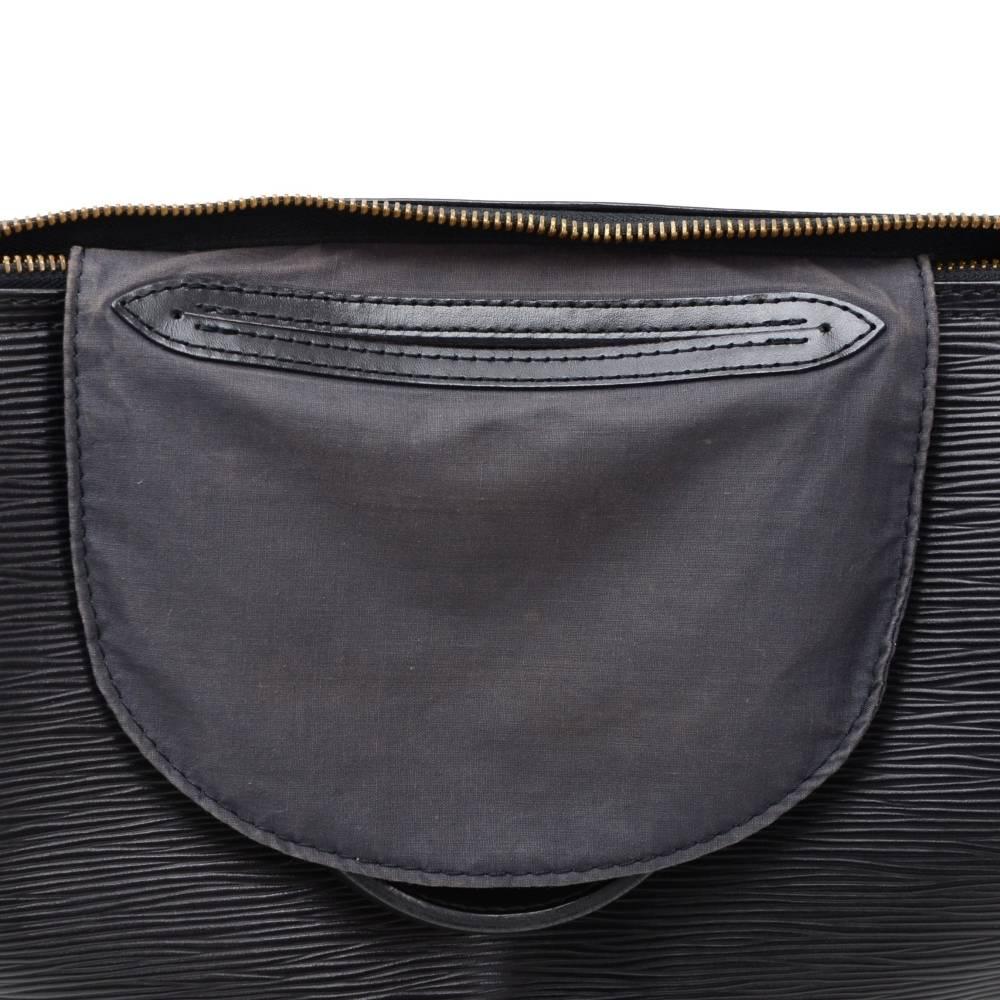 Vintage Louis Vuitton Speedy 25 Black Epi Leather City Hand Bag 4