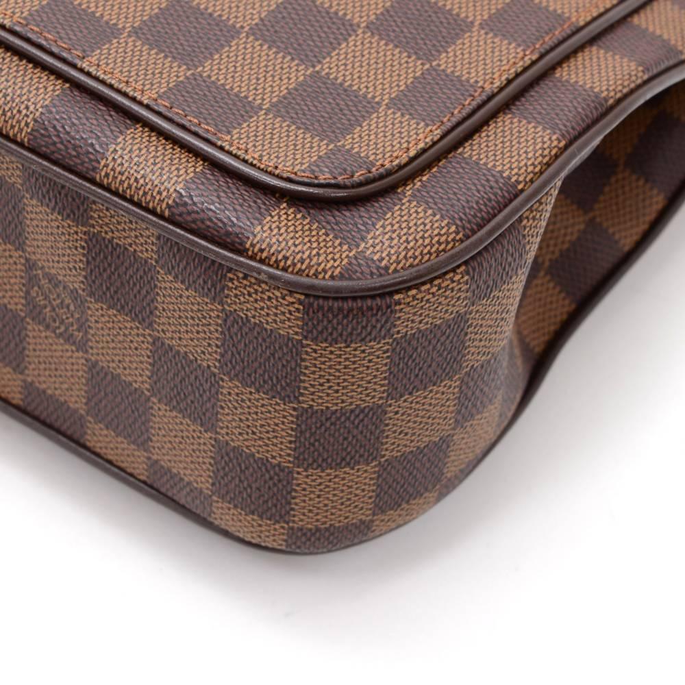 Louis Vuitton Aubagne Ebene Damier Canvas Shoulder Hand Bag 2
