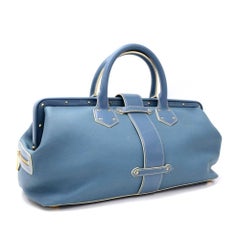 Louis Vuitton L'lngenieux Blue GM Suhali Leather Hand Bag