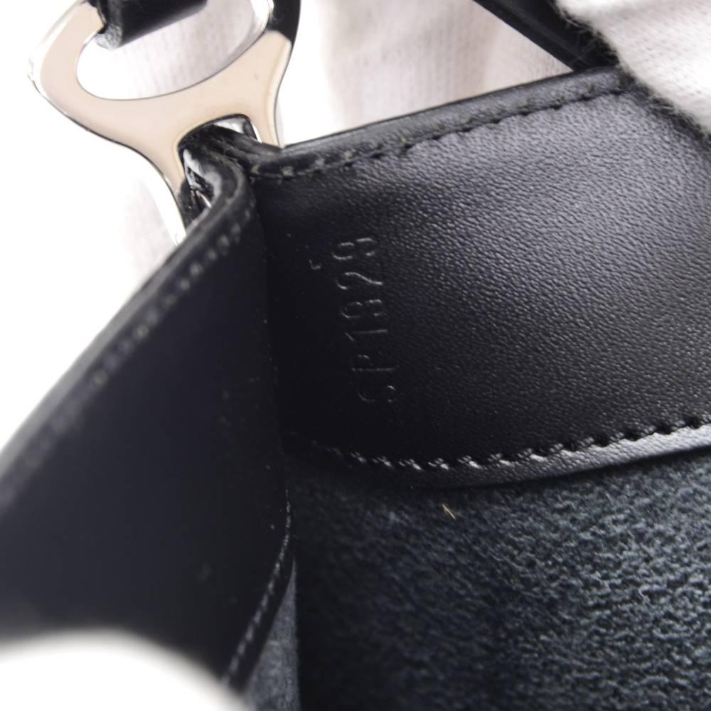 Louis Vuitton Pochette Demi Lune Black Epi Leather Hand Bag 4