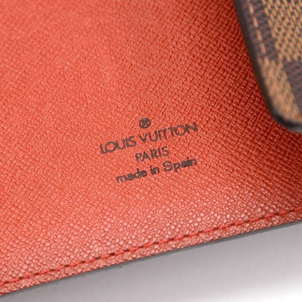 Louis Vuitton Ebene Damier Canvas CD Case + Strap For Sale 2