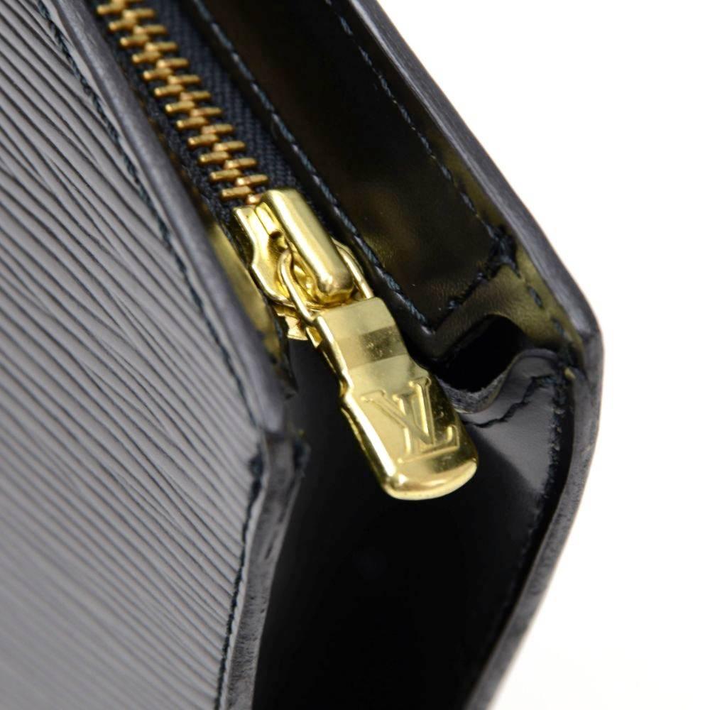 Vintage Louis Vuitton Saint Jacques PM Black Epi Leather Hand Bag 2