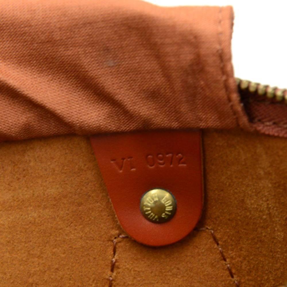 Vintage Louis Vuitton Speedy 30 Kenyan Fawn Epi Leather City Hand Bag 4