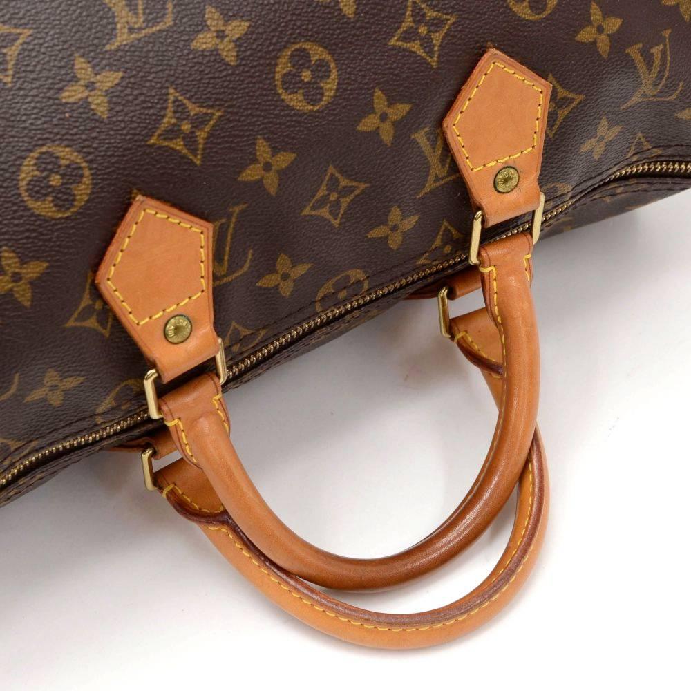 Vintage Louis Vuitton Speedy 35 Monogram Canvas City Hand Bag 1