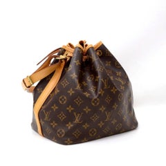 Louis Vuitton Petit Noe Monogram Canvas Shoulder Bag