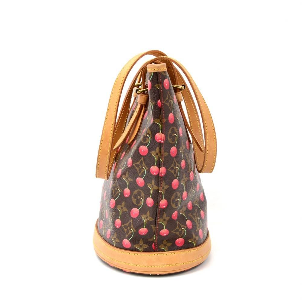 Louis Vuitton Bucket PM Monogram Cherry Canvas Shoulder Bag - 2005 Limited  In Good Condition In Fukuoka, Kyushu