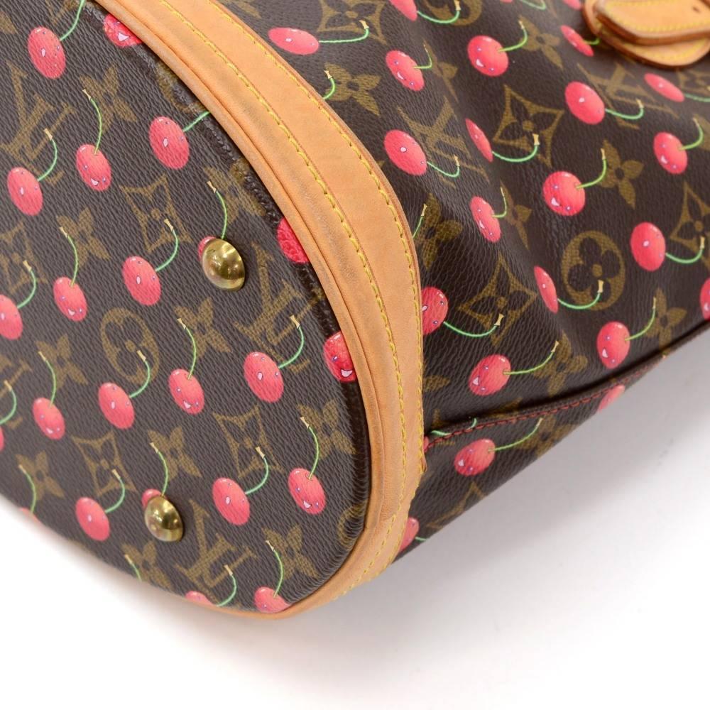 Louis Vuitton Bucket PM Monogram Cherry Canvas Shoulder Bag - 2005 Limited  3