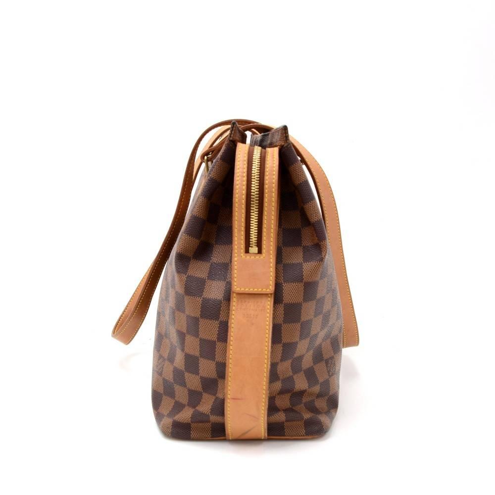 Brown Louis Vuitton Chelsea Centenaire Ebene Damier Canvas Tote Hand Bag - Limited