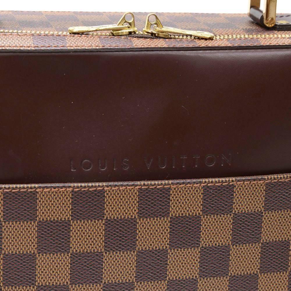 Louis Vuitton Porte Ordinateur Sabana Ebene Damier Briefcase Bag + Strap 1