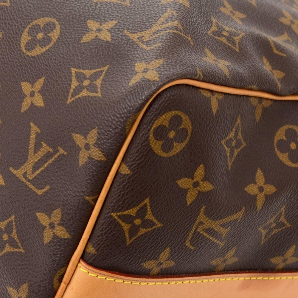 Louis Vuitton Keepall 45 Bandouliere Monogram Canvas Duffle Travel Bag + Strap 2