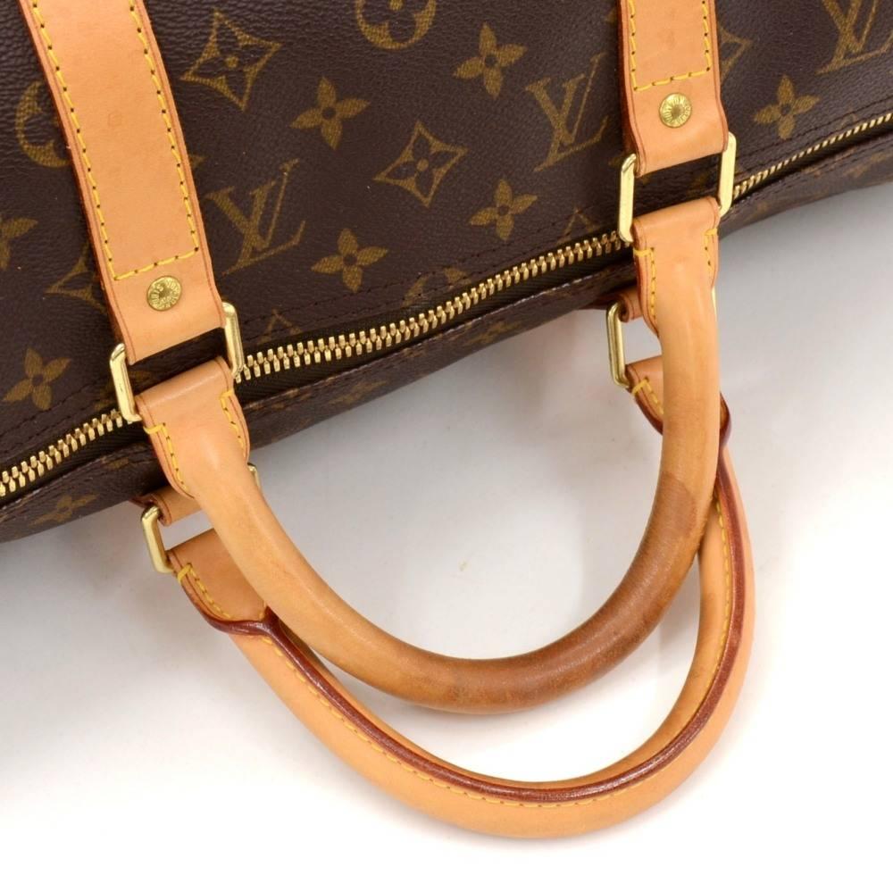 Louis Vuitton Keepall 50 Monogram Canvas Duffle Travel Bag 2