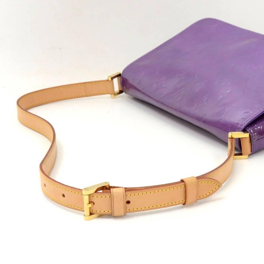 Louis Vuitton Thompson Street Purple Vernis Leather Shoulder Bag In Good Condition For Sale In Fukuoka, Kyushu