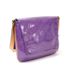 Louis Vuitton Thompson Street Purple Vernis Leather Shoulder Bag