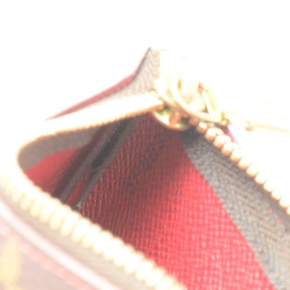 Louis Vuitton Pochette Cles Cherry Monogram Canvas Coin Key Case 4
