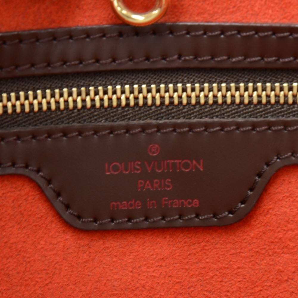 Louis Vuitton Manosque PM Ebene Damier Canvas Tote Hand Bag 3